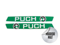 Tank transfer sticker set Puch Maxi S / L / L2 / K / Sport green mirror matt