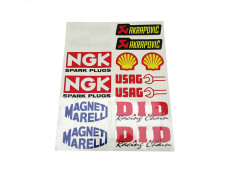 Stickerset sponsor kit Shell / NGK