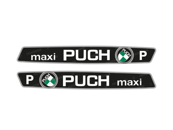 Tank transfer sticker set voor Puch Maxi P main