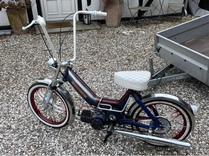Tank Aufkleber Satz Puch Maxi RealMetal Kupferfarben