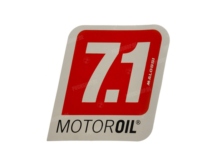Sticker Malossi 7.1 MOTOROIL sponsor
