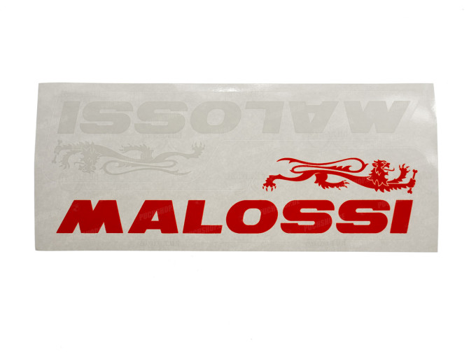 Sticker set Malossi 2-delig middel 145mm main