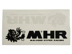 Sticker set Malossi MHR 2-pieces black / white