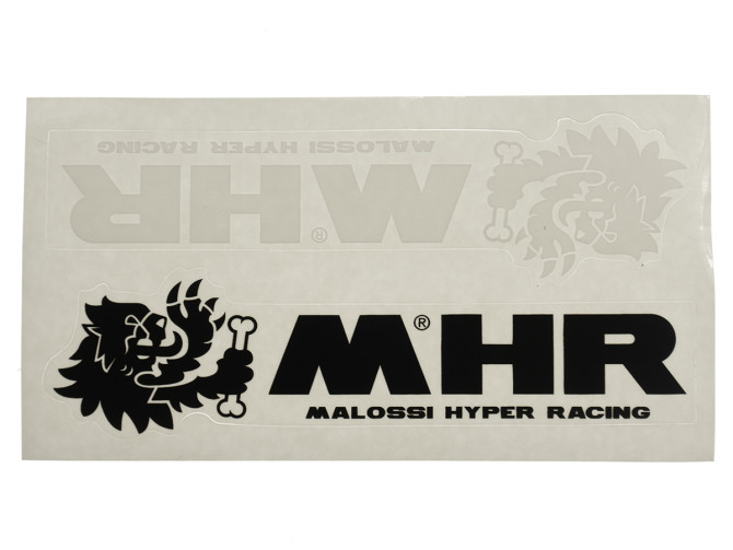 Aufklebersatz Malossi MHR 2-Teilig Schwarz / Weiß product