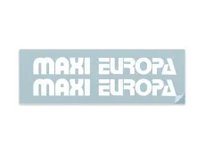 Stickerset Puch Maxi Europa zijkap wit