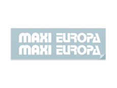 Aufkleber Satz Puch Maxi Europa Seitenverkleidung Weiß