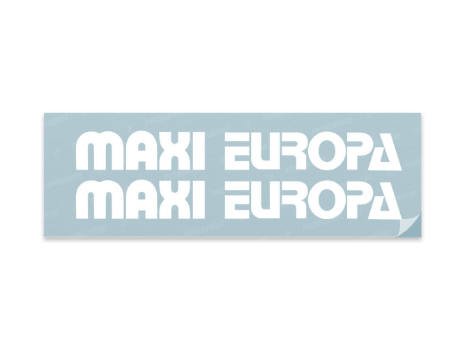 Stickerset Puch Maxi Europa fairing white 1
