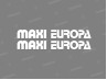 Stickerset Puch Maxi Europa zijkap wit