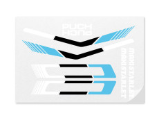 Sticker set Puch Maxi Starlet blue / white / black complete