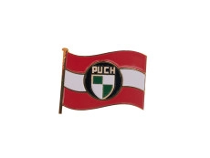 Flag Badge Sticker Austria Puch RealMetal