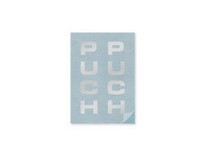 Sticker Puch voorvork / universeel reflecterend