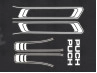 Stickerset Puch Maxi lines white printed thumb extra