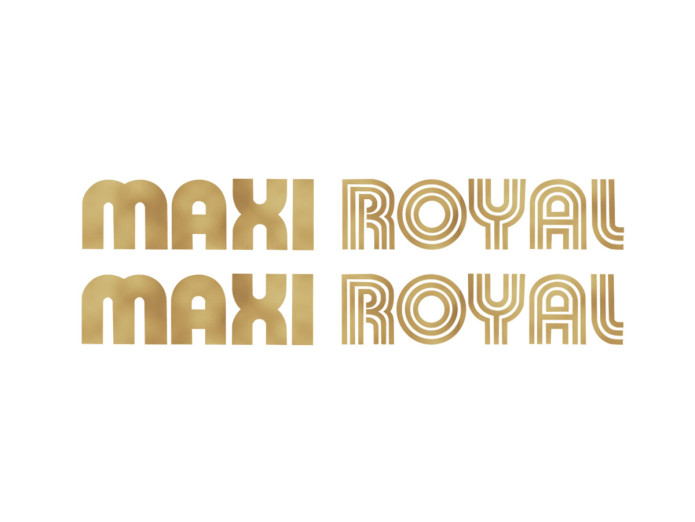 Stickerset Puch Maxi Royal fairing gold
