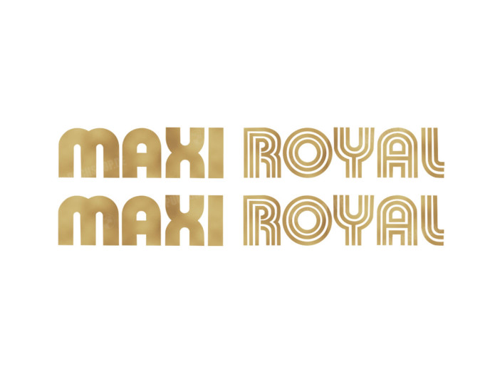 Stickerset Puch Maxi Royal fairing gold