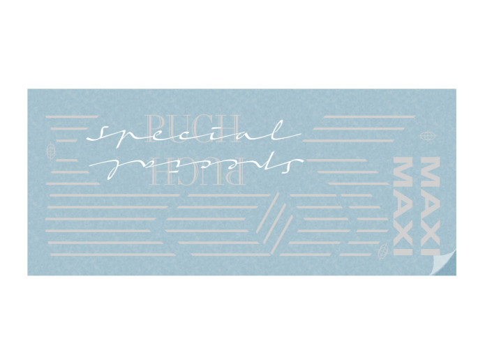 Stickerset Puch Maxi Special silver