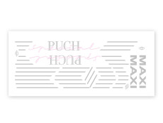 Stickerset Puch Maxi Special zilver