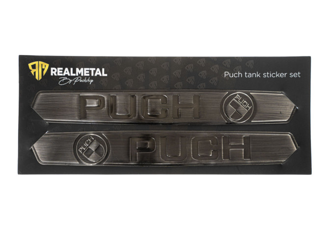 Puch Maxi RealMetal® Metall Tank Aufkleber Silberfarbe 2024 product