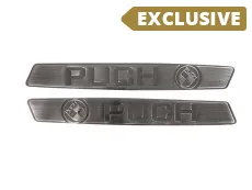 Tank sticker set Puch Maxi RealMetal silver color 2024 edition