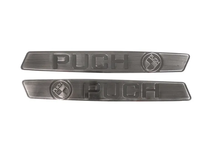 RealMetal® Puch Maxi Tank sticker set silver color 2024 Edition product