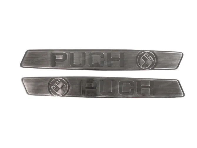 RealMetal® Puch Maxi Tank sticker set silver color 2024 Edition thumb