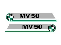 Tank transfer sticker set for Puch MV 50