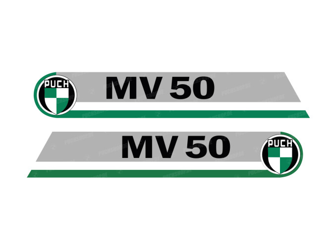 Tank transfer sticker set for Puch MV 50 1