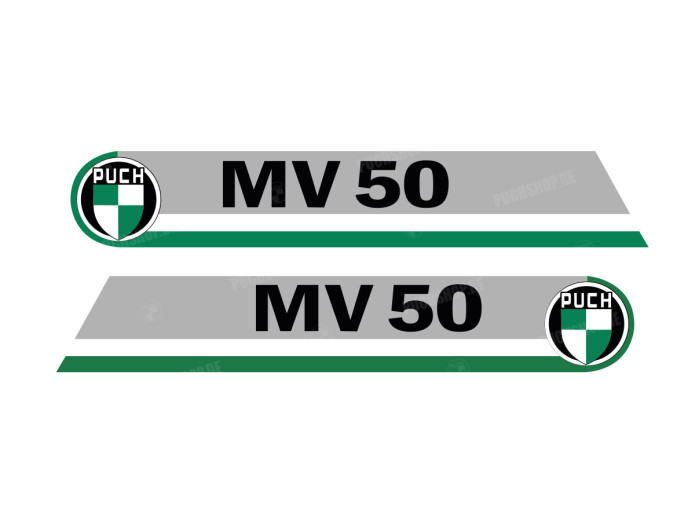 Tank transfer sticker set Puch MV 50