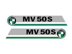Tank transfer sticker set voor Puch MV50S