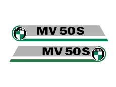 Tank transfer sticker set voor Puch MV50S