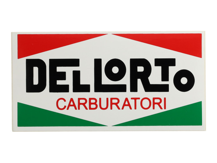 Aufkleber Dellorto medium 63x122mm