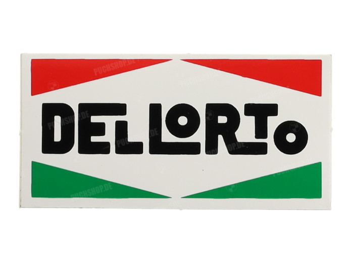 Sticker Dellorto klein 30 x 60mm