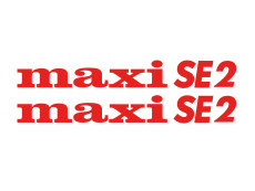 Stickerset Puch Maxi SE2 fairing red
