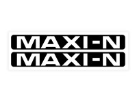 Stickerset Puch Maxi N zijkap wit / zwart