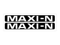 Stickerset Puch Maxi N zijkap wit / zwart