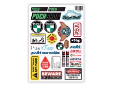 Stickervel Puchshop 27-delig