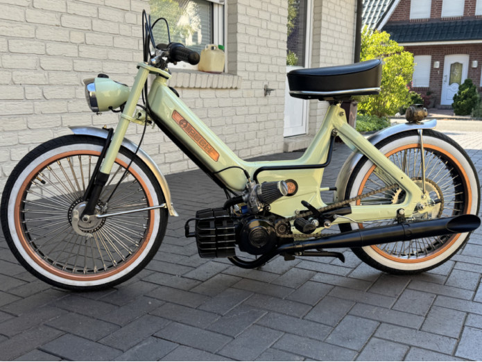 Tank sticker set Puch Maxi RealMetal copper color