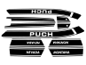 Stickerset Puch Nevada black / white thumb extra