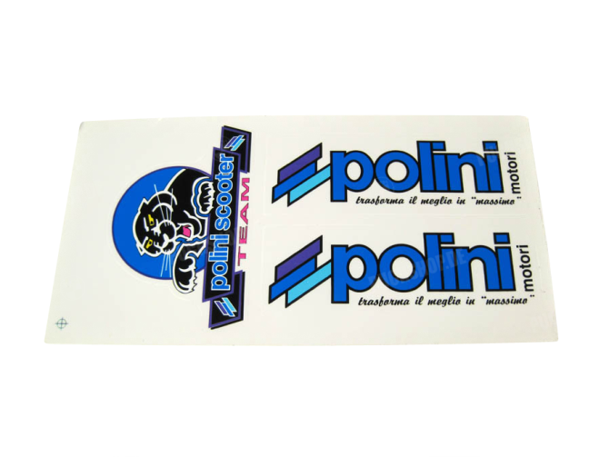 Sticker Polini Scooter Team 3-pieces main