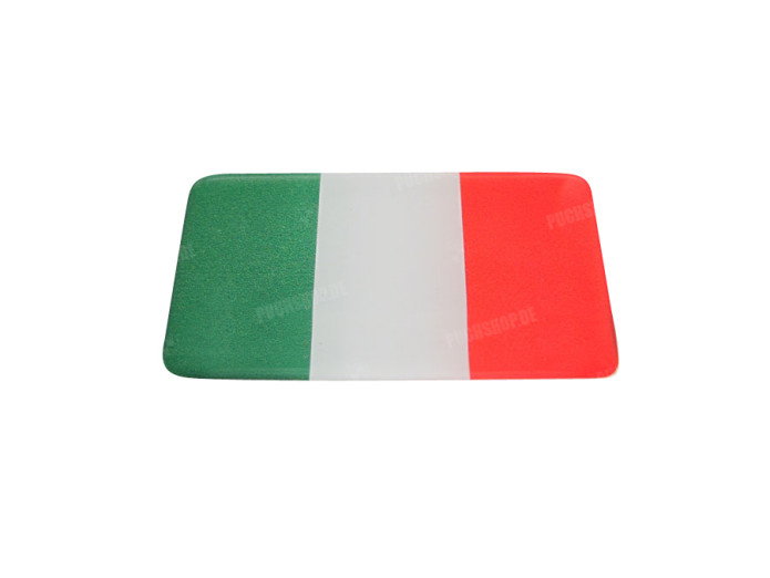 Sticker Italiaanse vlag 3D