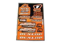 Stickerset sponsor kit KTM 12-delig