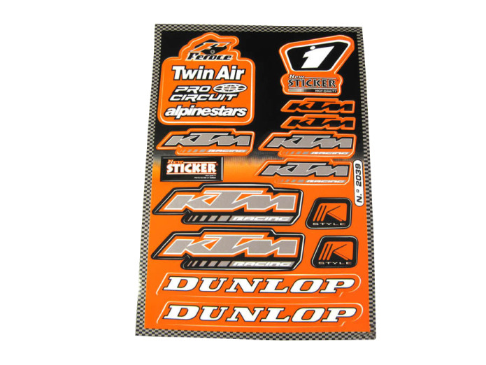 Stickerset KTM sponsor kit 12-pieces