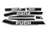 Stickerset Puch M50 Monza black / white thumb extra