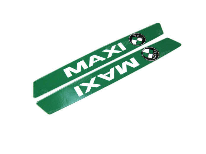 Tank transfer sticker set Puch Maxi groen