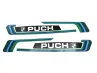 Tank transfer sticker set for Puch Maxi blue / green thumb extra
