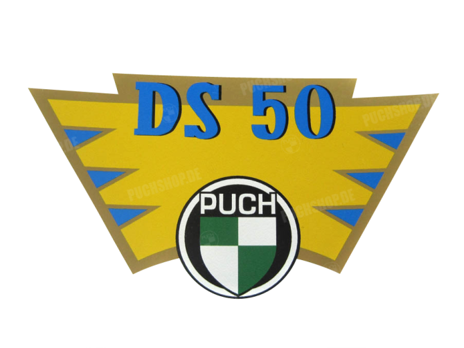 Transfer sticker achterspatbord voor Puch DS 50 main