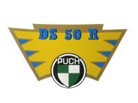 Transfer sticker achterspatbord voor Puch DS 50 R