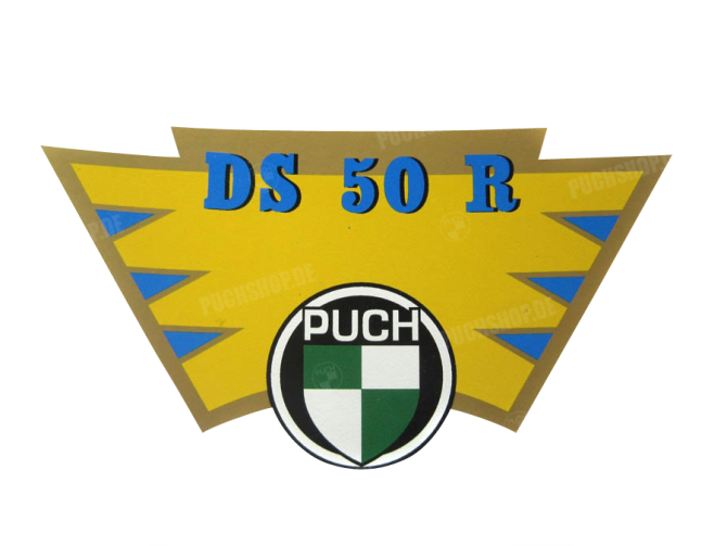 Transfer sticker achterspatbord voor Puch DS 50 R main