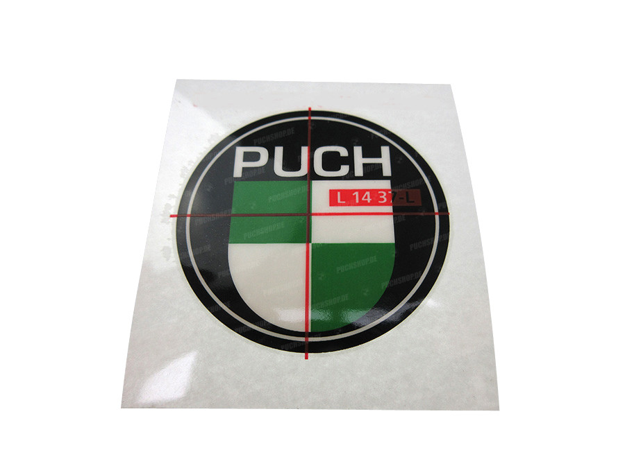 Transfer sticker Puch logo rond 40mm product