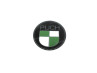 Transfer sticker Puch logo round 53mm on chromium foil Transfer sticker Puch logo round 53mm on chromium foil