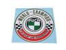 Transfer sticker Puch World Champion round 50mm thumb extra